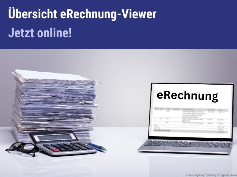 Übersicht E‑Rechnung-Viewer auf BVBS-Website