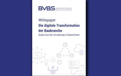 BVBS ver­öf­fent­licht White­pa­per zur digi­ta­len Transformation