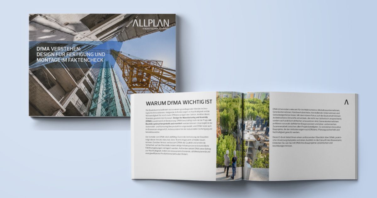 ALLPLAN veröffentlicht neues E-Book zum Thema DfMA