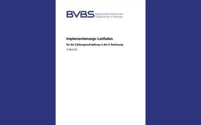 Imple­men­tie­rungs-Leit­fa­den für ISY­BAU-Daten­for­ma­te vom BVBS veröffentlicht