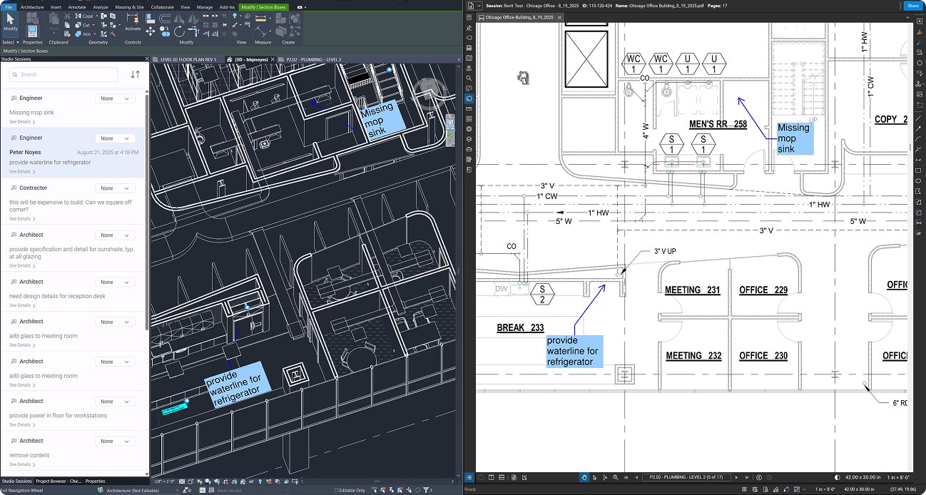 Bluebeam Max Image 1 Bluebeam Max: Screenshot aus der Software