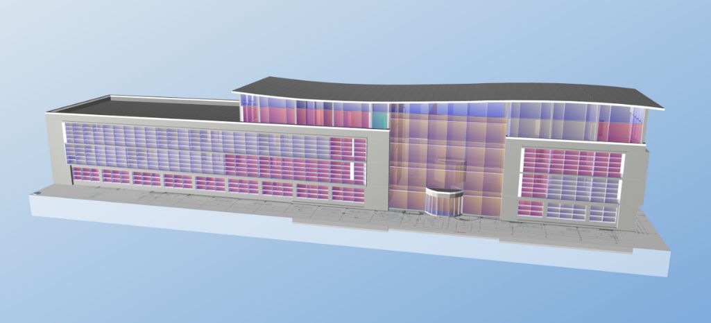 HottCAD 3D-Modell Kampmann-Gebäude, Hottgenroth Software