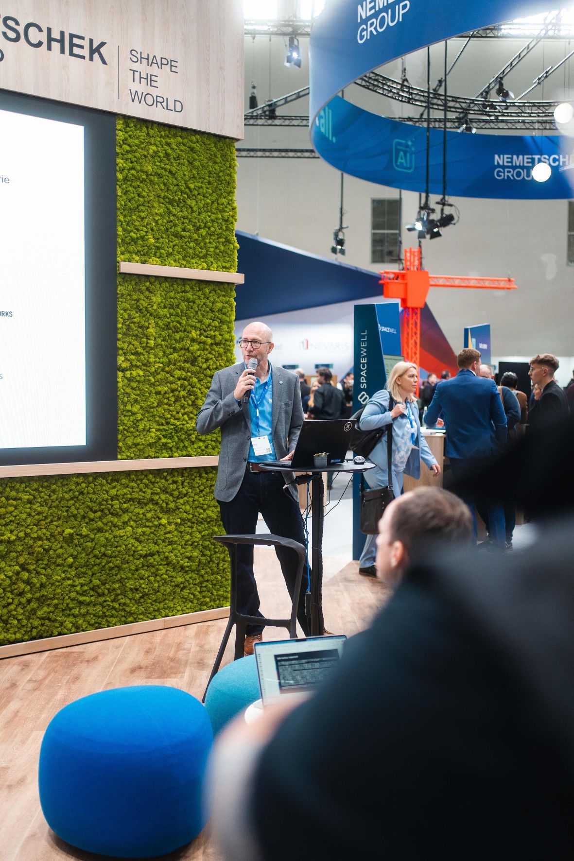 Patrick Scheer auf dem bluebeam-Messestand auf der digitalBAU 2026