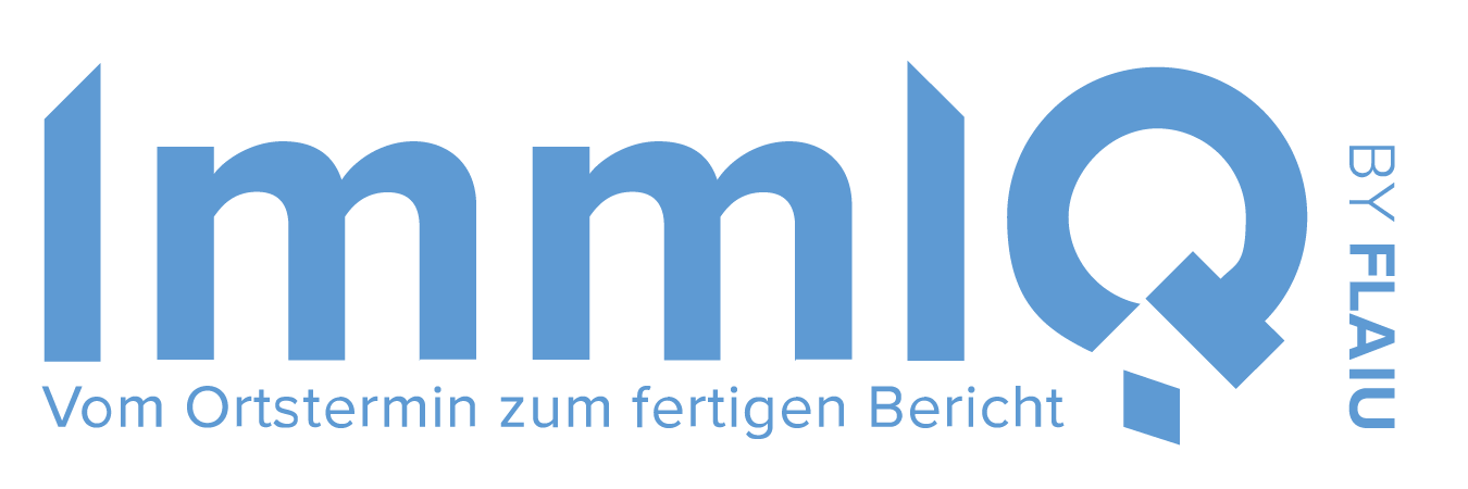Logo immiq in blau