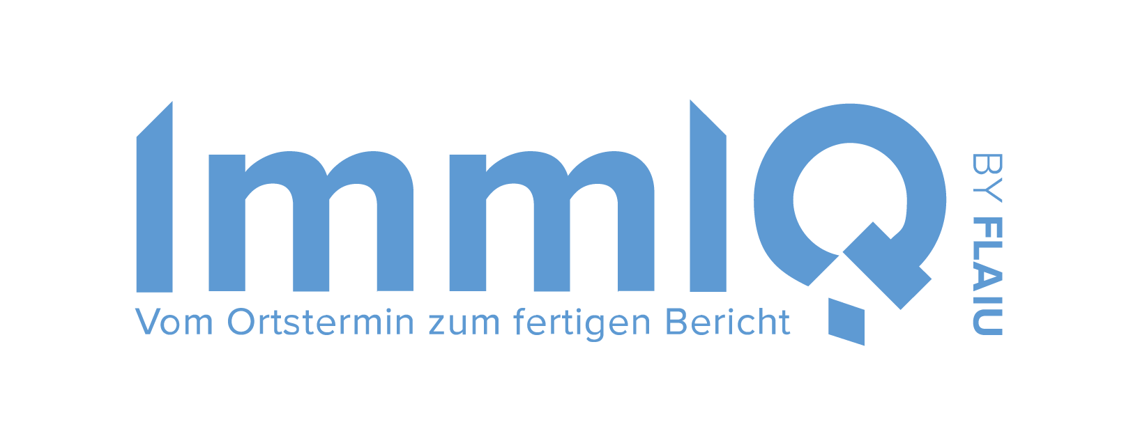 Logo immiq in blau