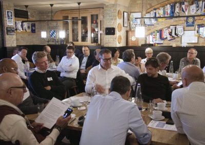Mitglieder beim Strategieworkshop des BVBS