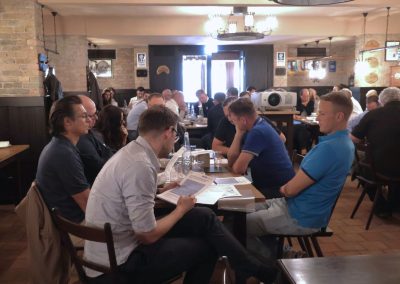 Mitglieder beim Strategieworkshop des BVBS