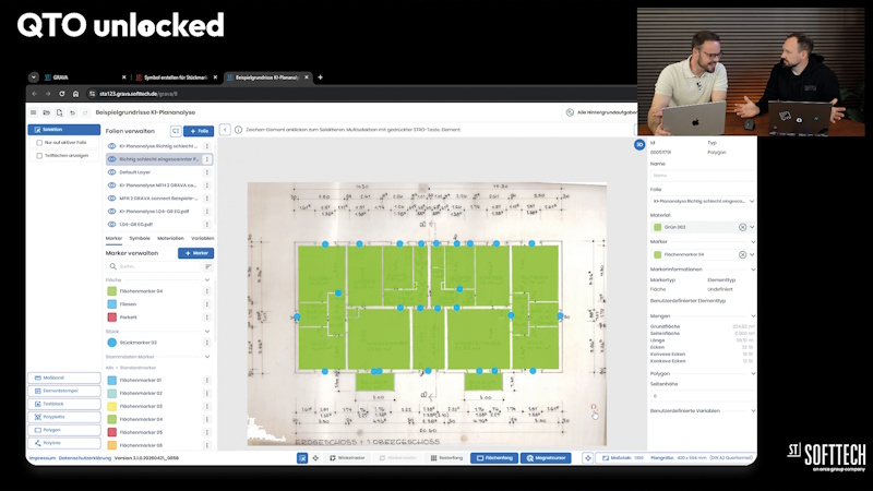 Screenshot einer Videoaufnahme des Online-Praxistalks von SOFTTECH 