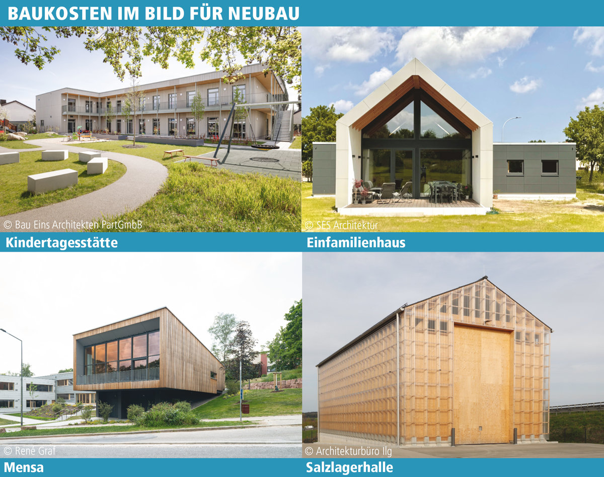 BKI Referenzobjekte für Holz- und Holz-Hybridbauweise