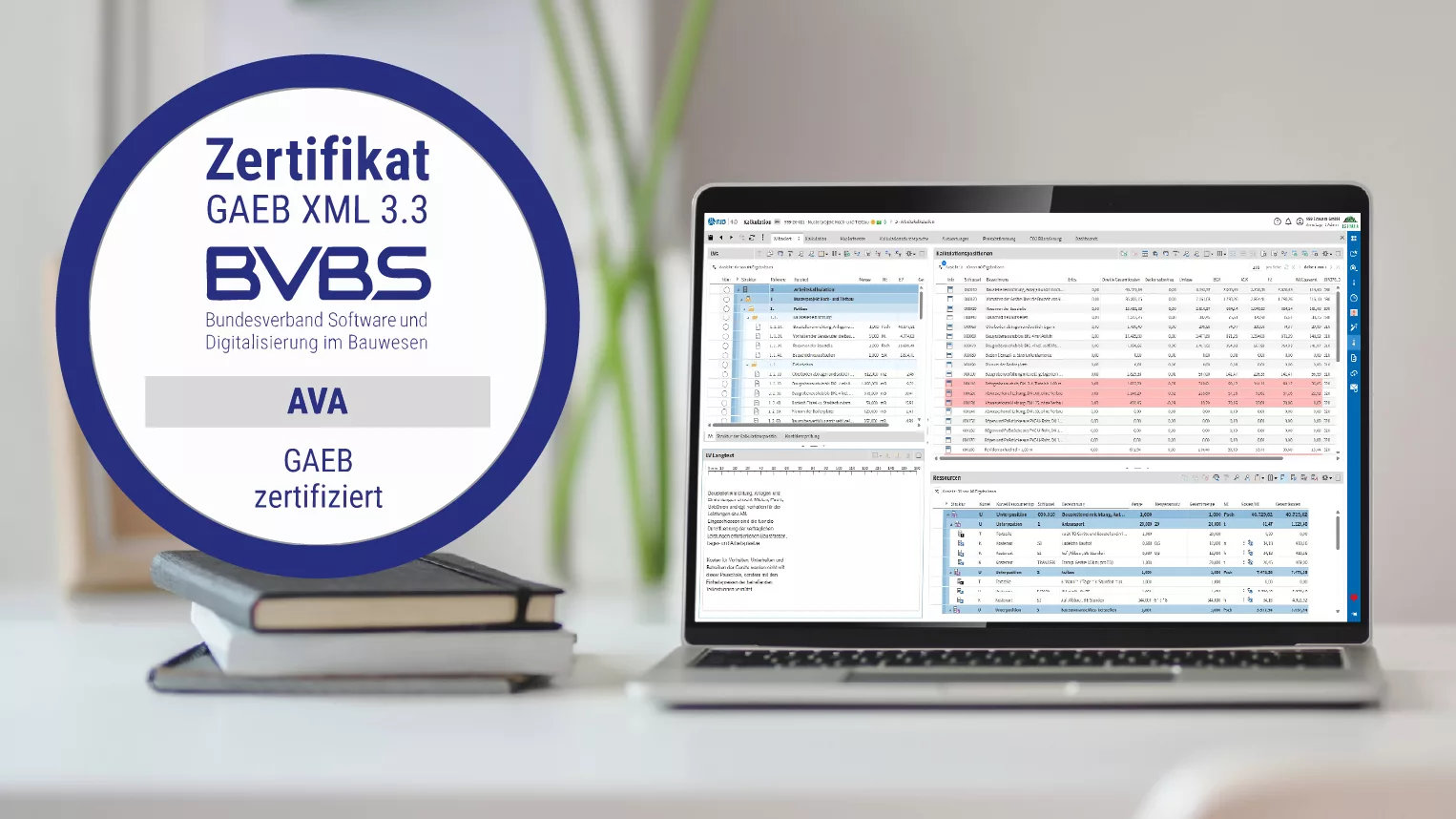 Unternehmens- und Projektplattform RIB 4.0 jetzt „GAEB XML 3.3“-zertifiziert